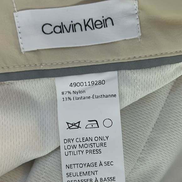 Calvin Klein slim fit khaki slacks size 34W x 32L - Picture 4 of 4